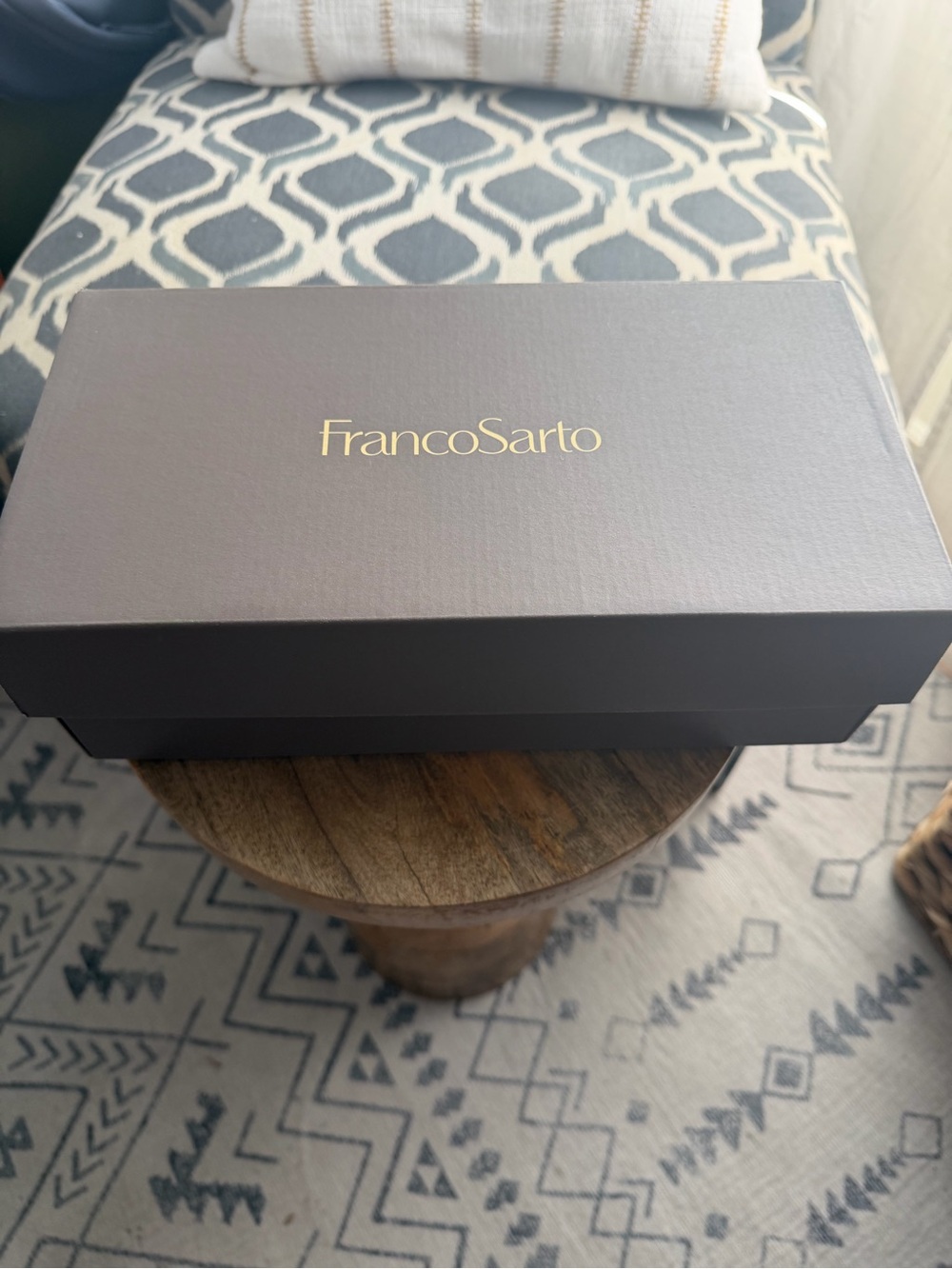 Franco Sarto Destin Slingback Flats Black Patent Size 7 NIB - Picture 10 of 11